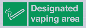 Designated vaping area